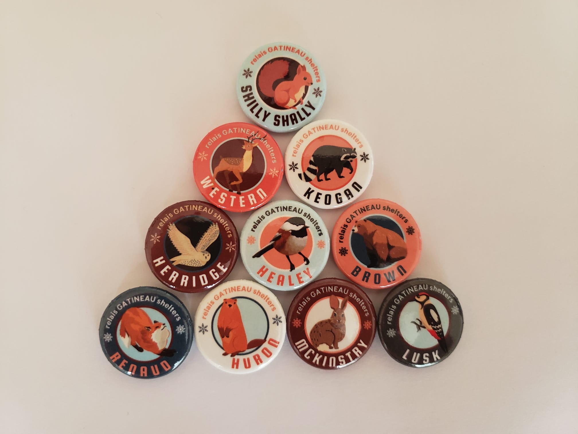 Gatineau Shelter Pins